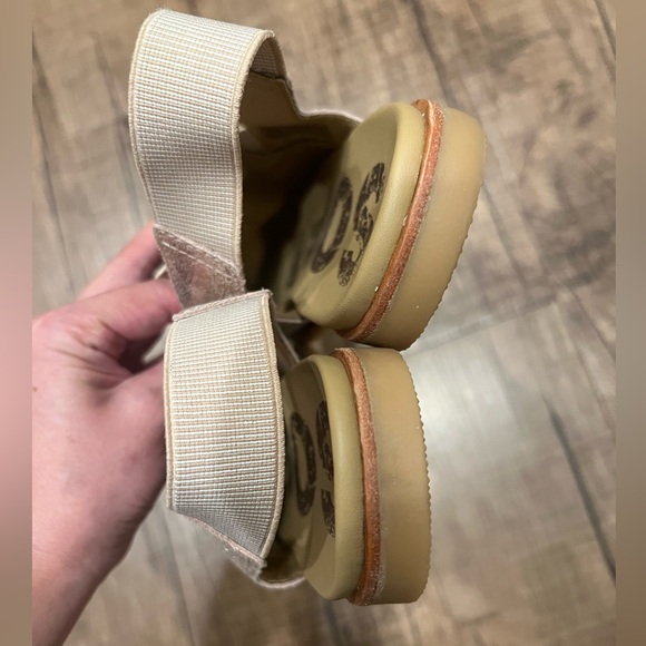 Sorel Ella Rose Gold Metallic Leather Slingback Slip On Mule Leather Waterproof - Picture 5 of 8